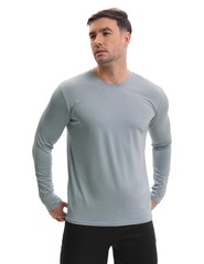 7 Pack Men’s Quick Dry Long Sleeve Shirts Moisture Wicking UV UPF 50+ Sun Pro.