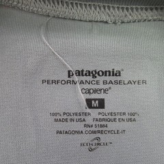 Patagonia Shirt Mens Medium Long Sleeve Crew Neck Outdoor Lightweight Green