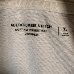 Abercrombie & Fitch Foo Fighters White T-Shirt Adult XL Oversized cropped