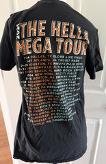 The Hella Mega Concert Tour 2021 Green Day Fall Out Boy Weezer T-Shirt SM