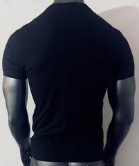 New Armani Exchange Men’s Slim Fit V Neck Plain Short Sleeve Shirt
