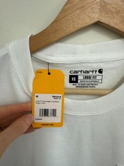 Carhartt Unisex Loose Fit Pocket T Shirt Long Sleeve TK0126 [XS] [S for Women]
