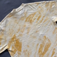 Stillz T Shirt Mens Large Yellow Acid Wash Bleach “Banana” Cartoon Street
