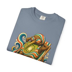 Psychedelic Deck Chair Kiwi Swimmer T-Shirt Graphic