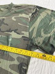 Vintage 80’s Ace Sportswear Camo Pocket Tee Super Thin XL USA