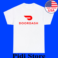 Doordash Food Delivery Driver Men’s White Size S to 3XL