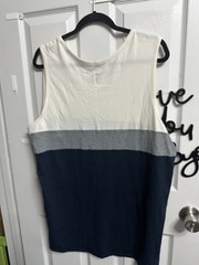 NEW Goodfellow & Co MENs Tank Top- Blue/Gray/ Beige- Size XLT