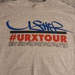 Usher #URXTOUR “She Likes it My Way” Gray Tour T-Shirt Size Medium Deadstock