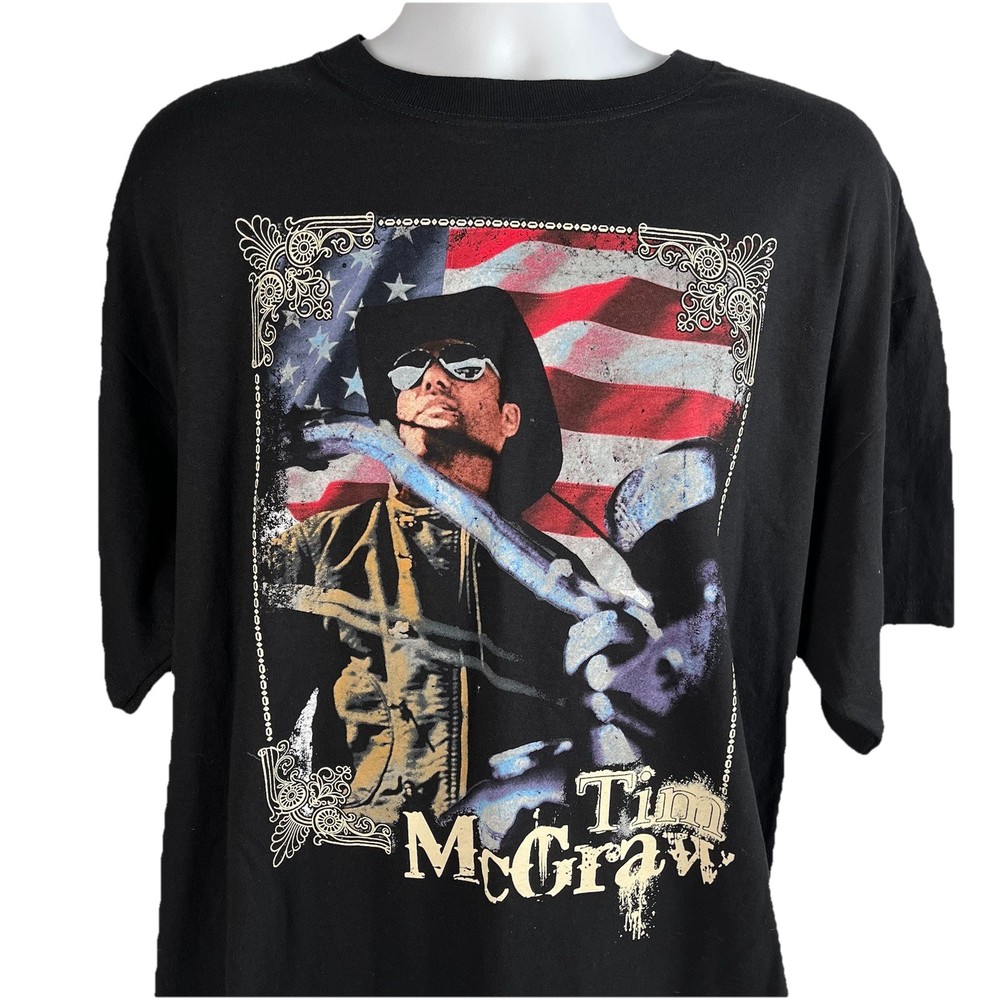 Tim McGraw Mens T-Shirt Large Southern Voice Original Concert Tour T-Shirt 2XL