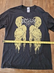 Metalocalypse Dethklok Vintage Graphic Print Long Sleeve T-Shirt Size Large
