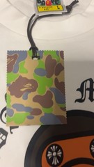 A Bathing Ape BAPE Men’s White Baby Milo Graphic Logo Crew Neck T-Shirt L