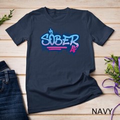 Sober AF Graffiti Crown NA AA Unisex T-shirt