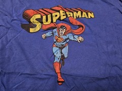 Superman DC Comics T-Shirt Vintage 2006 Distressed Blue Graphic Tee 2XL