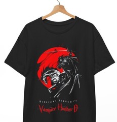 HOT Vintage Inspired Vampire Hunter D T-Shirt, Japanese Anime Shirt, Unisex Tee