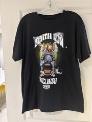 Crooks And Castles X Death Row Records Snoop Dogg Electric Chair T Large EUC