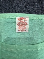 Vintage 70s Single-Stitch Graphic Art T-Shirt South Of The Border Iron On Green