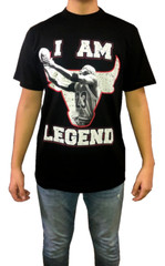 MEN’S GRAPHIC DESIGN “I AM LEGEND” PRINTED SHORT SLEEVE T-SHIRT NEW!