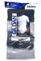 Gildan Premium Men’s T-Shirt Undershirt 4 pack 2x(50-52)