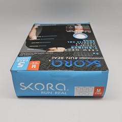 5 Pack SKORA Real Run Men’s Medium Crew Neck White Cotton T Shirts with Logo