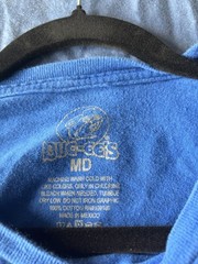 Buc-ee’s Men’s M Blue Crew Neck Short Sleeve Double-Sided Texas Graphic Tee