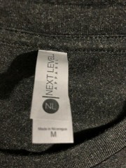 New Next Level Graphic Dark Gray T-Shirt Size M