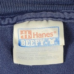 Federal Fire Concord Fire Dept Hanes Shirt Mens XXL Blue Pocket Beefy-T Tee VTG