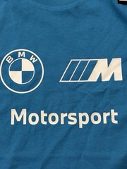 BMW M Motorsport Shirt Official Puma ESS MMS Logo Men’s Large New With Tags