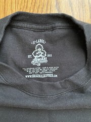 Rufnek Mens Black T-Shirt XL “I Am The Dream That Can Never Be Killed” Military