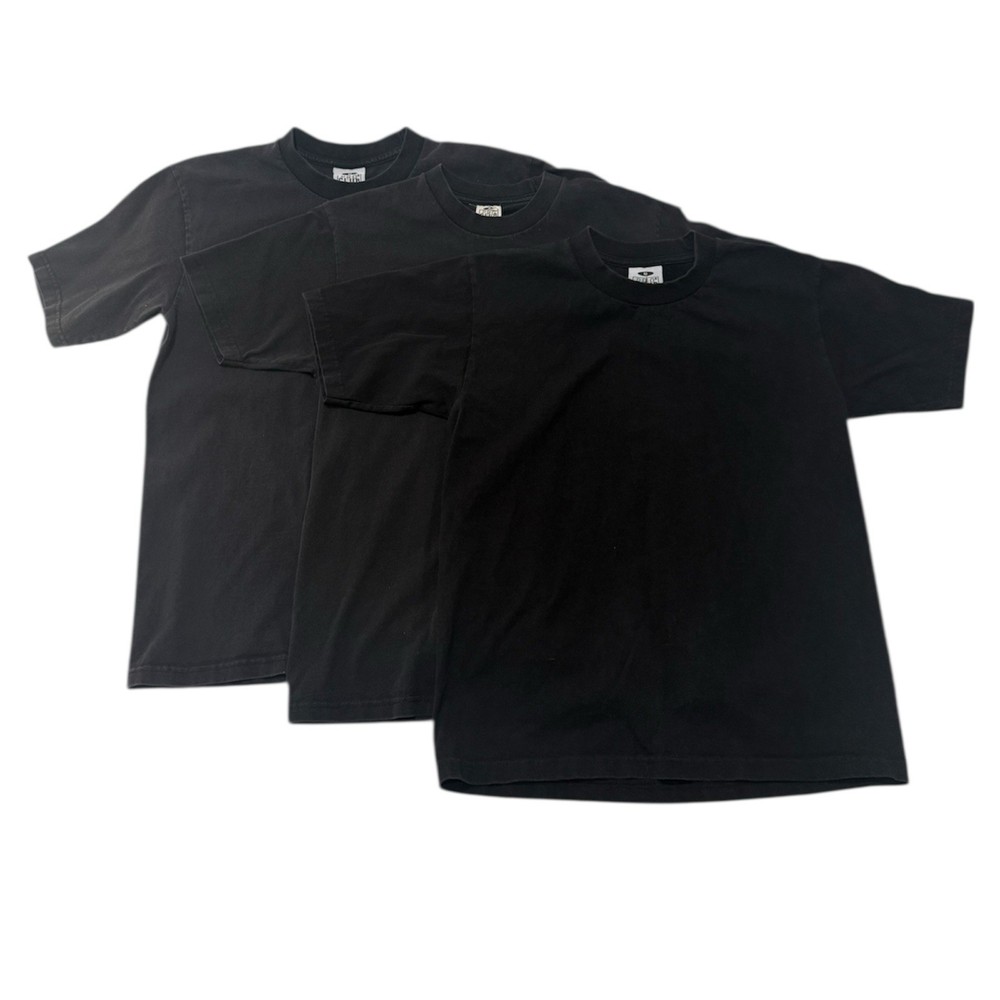 3X Pro Club Heavyweight T-Shirts Black Men’s Crew Neck Short Sleeve Size Medium