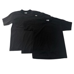 3X Pro Club Heavyweight T-Shirts Black Men’s Crew Neck Short Sleeve Size Medium
