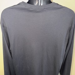 Daniel Cremieux Men’s Large Long Sleeve Pima Cotton Black Crew Neck T-Shirt