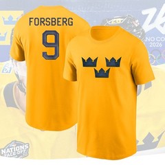 NEW SALE – Gold’s Team Sweden Hockey Hockey 2026 Name & Number For Fans