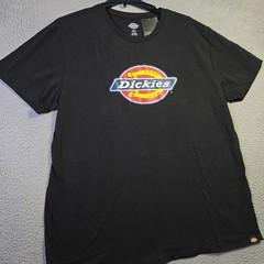 Dickies Shirt Mens 2XL XXL Black Regular Fit Classic Casual Logo Work Wear NWT