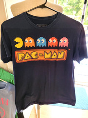 C-Life Group PAC-MAN Gaming Black T-shirt Adult Size Medium