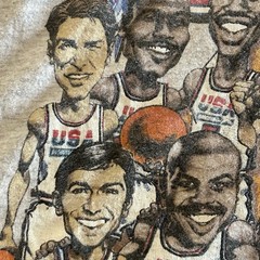NWT Vintage 1992 Dream Team Barcelona Olympic T Shirt XL Michael Jordan NBA