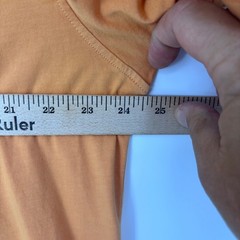 Billy Reid Pocket T Shirt Mens XL Orange Pima Cotton Garment Dyed Earth Tone