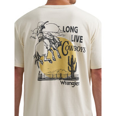 Wrangler Men’s Graphic Antique White T-Shirt 112380262