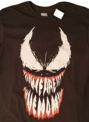 MARVEL VENOM Shirt Mens Extra Large XL Black MCU Comics WE ARE VENOM NWT