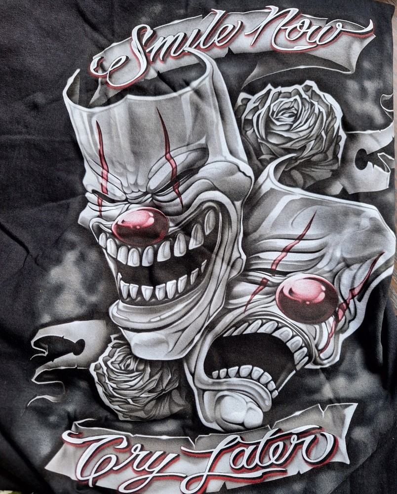 Smile Now Cry Later Men’s 3X, T-shirt SMILECRY