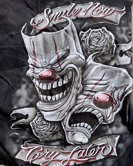 Smile Now Cry Later Men’s 3X, T-shirt SMILECRY