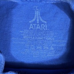 Atari Gaming T-Shirt Size Large Ripple Junction Logo Video Game Tee
