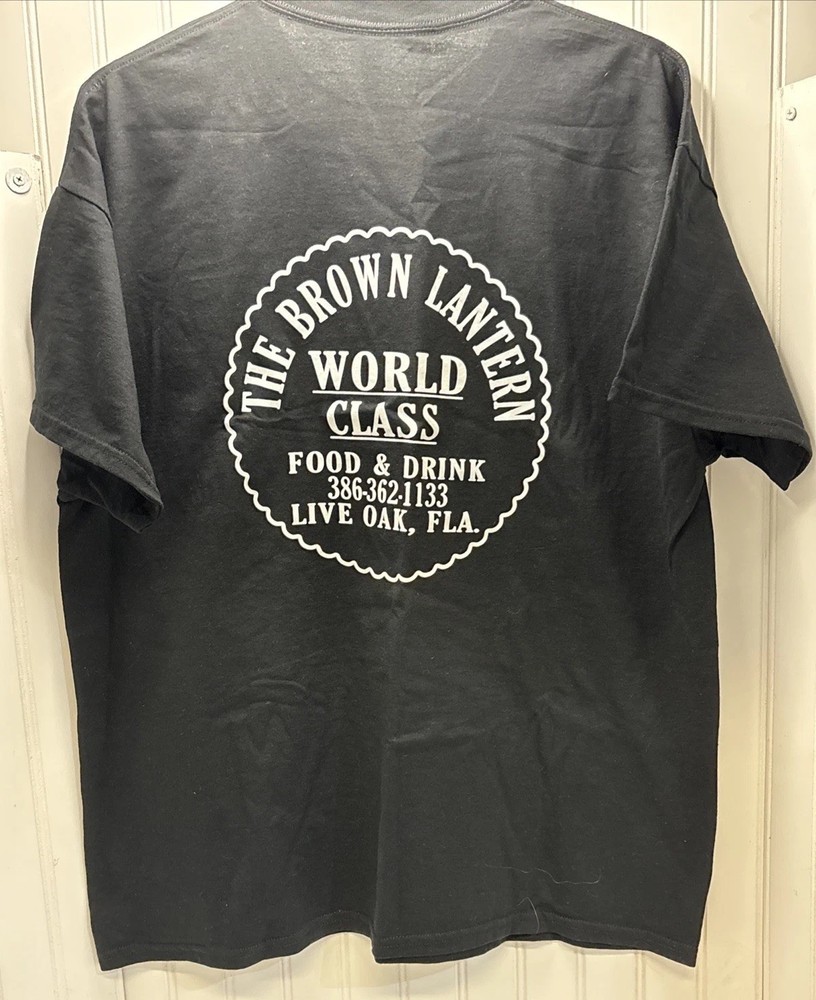 Gildan T-Shirt XL “The Brown Lantern” Food & Drink Live Oak, Florida