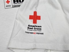 Vintage Hummer Owners Shirt Mens Large White HOPE Red Cross Disaster Response