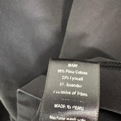 Public Rec Henley Shirt Mens XL Black Long Sleeve Pima Cotton Stretch Tee Top