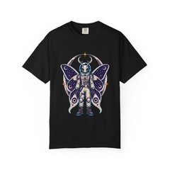 Alien Moth Astronaut Graphic T-Shirt