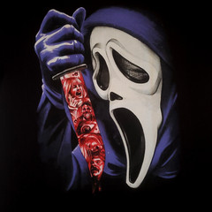 FREE SAME DAY SHIPPING Brand New SCREAM Classic GHOSTFACE Shirt MEDIUM