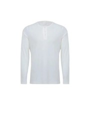 AMen’s Collarless Breasted Henry Shirt Top Fitness High Stretch Base Shirt