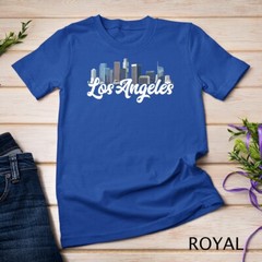 Los Angeles Skyline Architecture City Urban Graffiti Street Unisex T-shirt