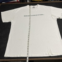 Vintage Rehab Is For Quitters Vatican Bar Crawl Shirt Men Fashion Victim XL 90s