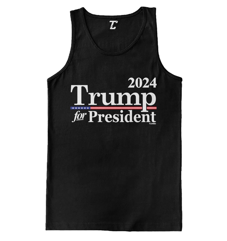 Trump For President 2024 – MAGA 45 Vote Election USA Men’s Tank Top